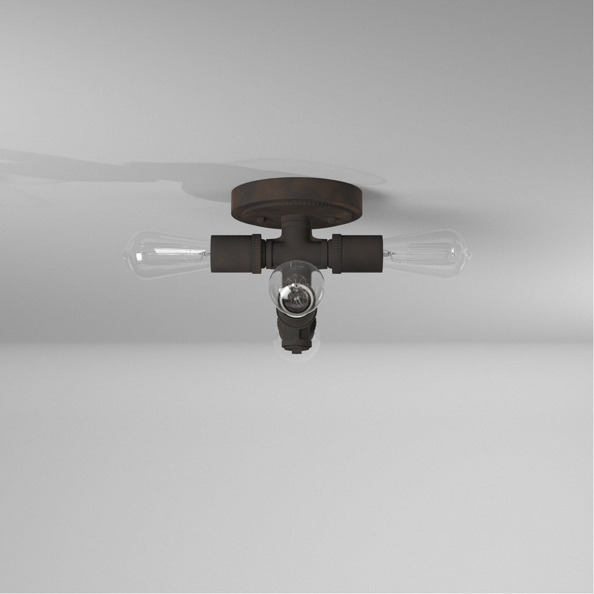 Wymer 4 Light 6.26 inch Zinc Flush Mount Ceiling Light