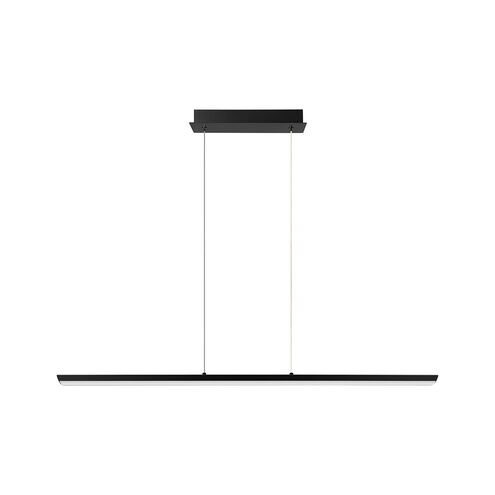 Pellaro 1 LED 43 inch Matte Black Kitchen Island Pendant Ceiling Light