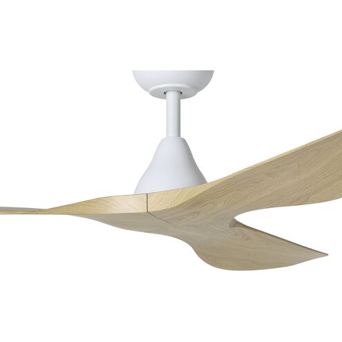 Surfline 52 inch White with Coastal Oak Blades Ceiling Fan