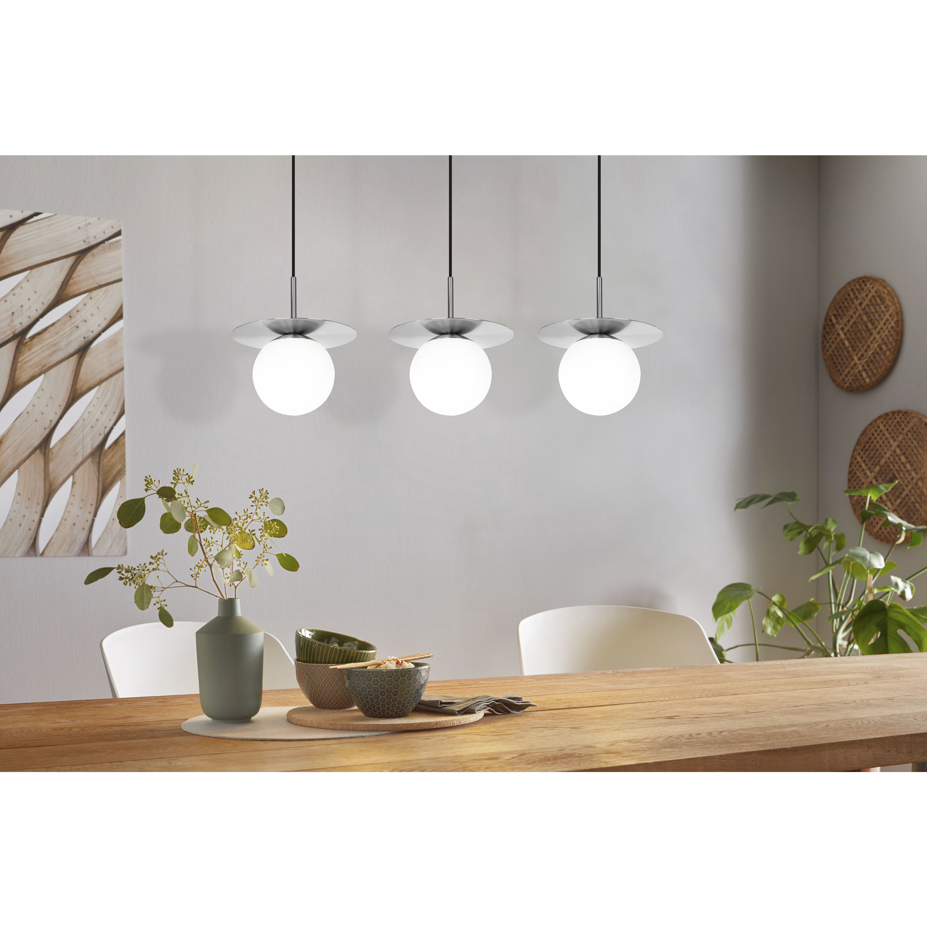 Arenales 1 Light 10.83 inch Matte Nickel Mini Pendant Ceiling Light