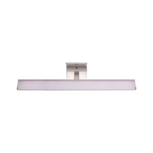 Tabiano LED 24 inch Matte Nickel Vanity Light Wall Light, White Shade