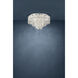 Calmeilles 10 Light 24.8 inch Chrome Flush Mount Ceiling Light
