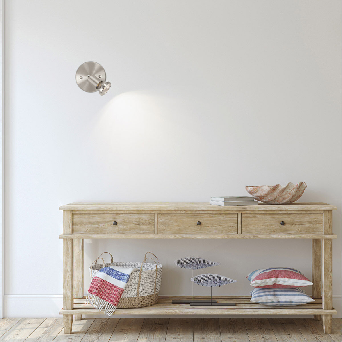 Buzz 1 Light 120 Matte Nickel Track Light Ceiling Light