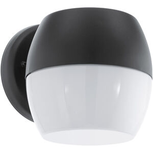 Oncala LED 6 inch Black Outdoor Wall Light