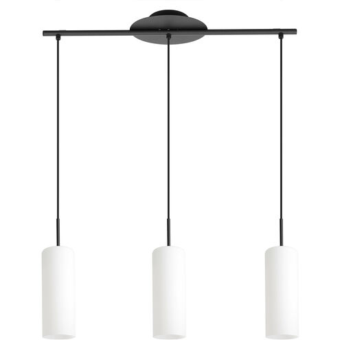 Troy 3 2.35 inch Structured Black Pendant Ceiling Light