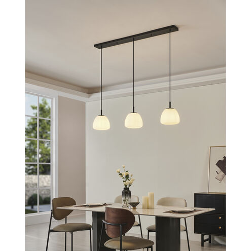 Balmes 3 Light 8.66 inch Black Pendant Ceiling Light