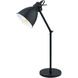 Priddy 17 inch 40.00 watt Black Desk Lamp Portable Light