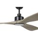 Westerly 72 inch Black with Driftwood Blades Ceiling Fan