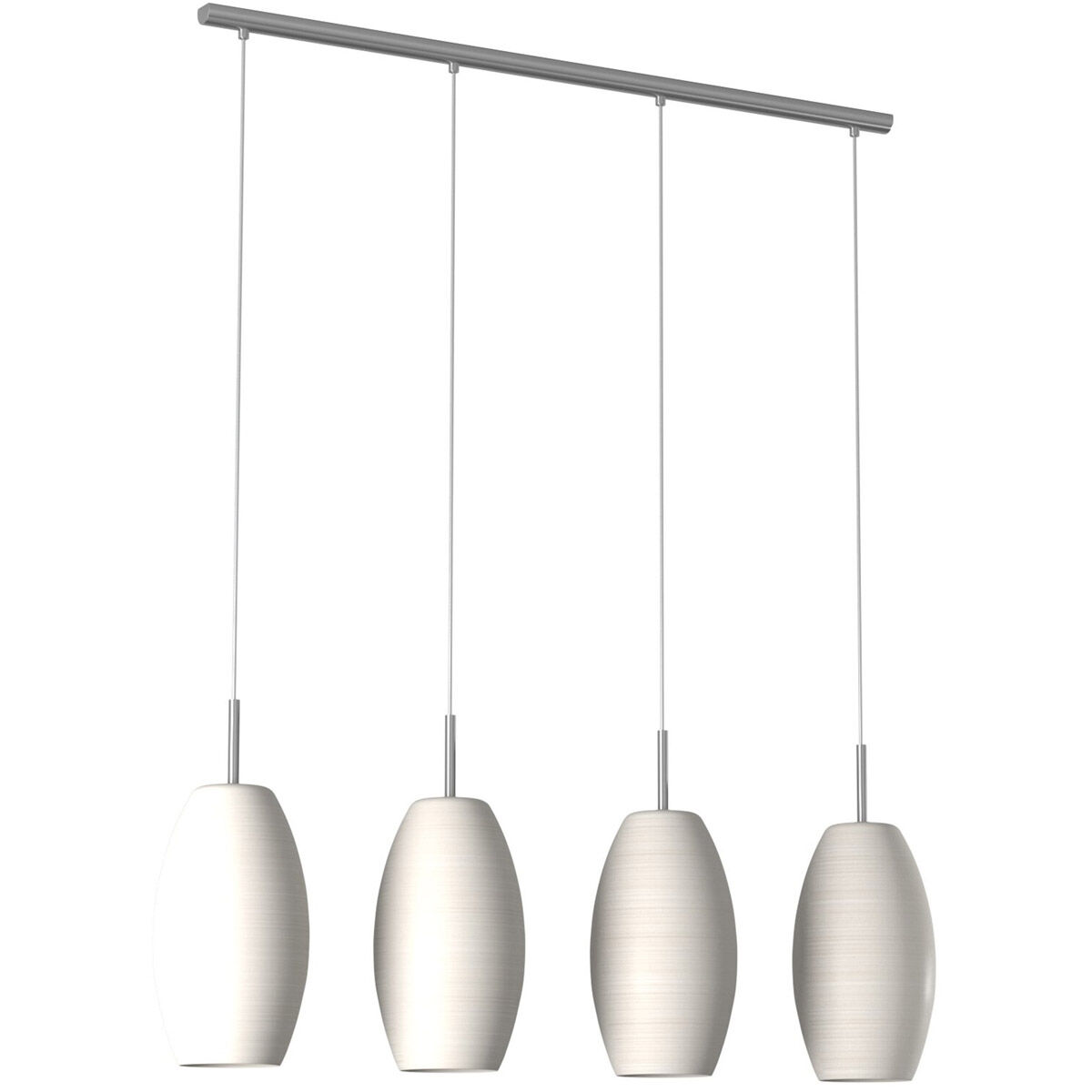 Batista 1 4 Light 39.75 inch Matte Nickel Trestle Hanging Light Ceiling Light