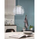 Altone 1 LED 7.5 inch Matte Nickel Pendant Ceiling Light