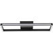Salvilanas LED 8 inch Black Flush Mount Ceiling Light