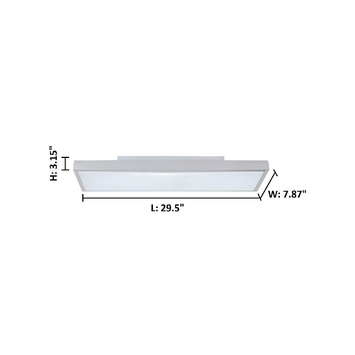 Idun 1 LED 29.5 inch Brushed Aluminum Flush Mount Ceiling Light