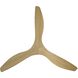 Surfline 60 inch White with Coastal Oak Blades Ceiling Fan