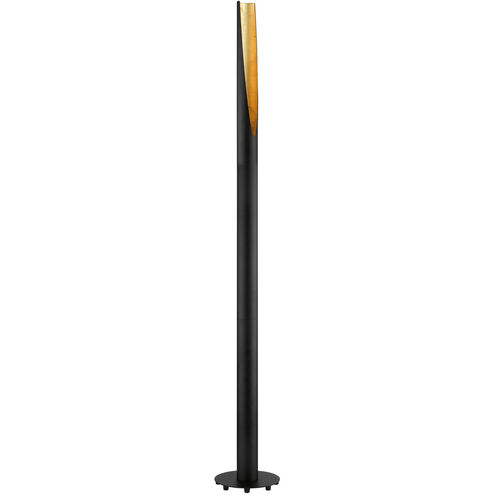 Barbotto 54 inch 10.00 watt Black and Gold Floor Lamp Portable Light