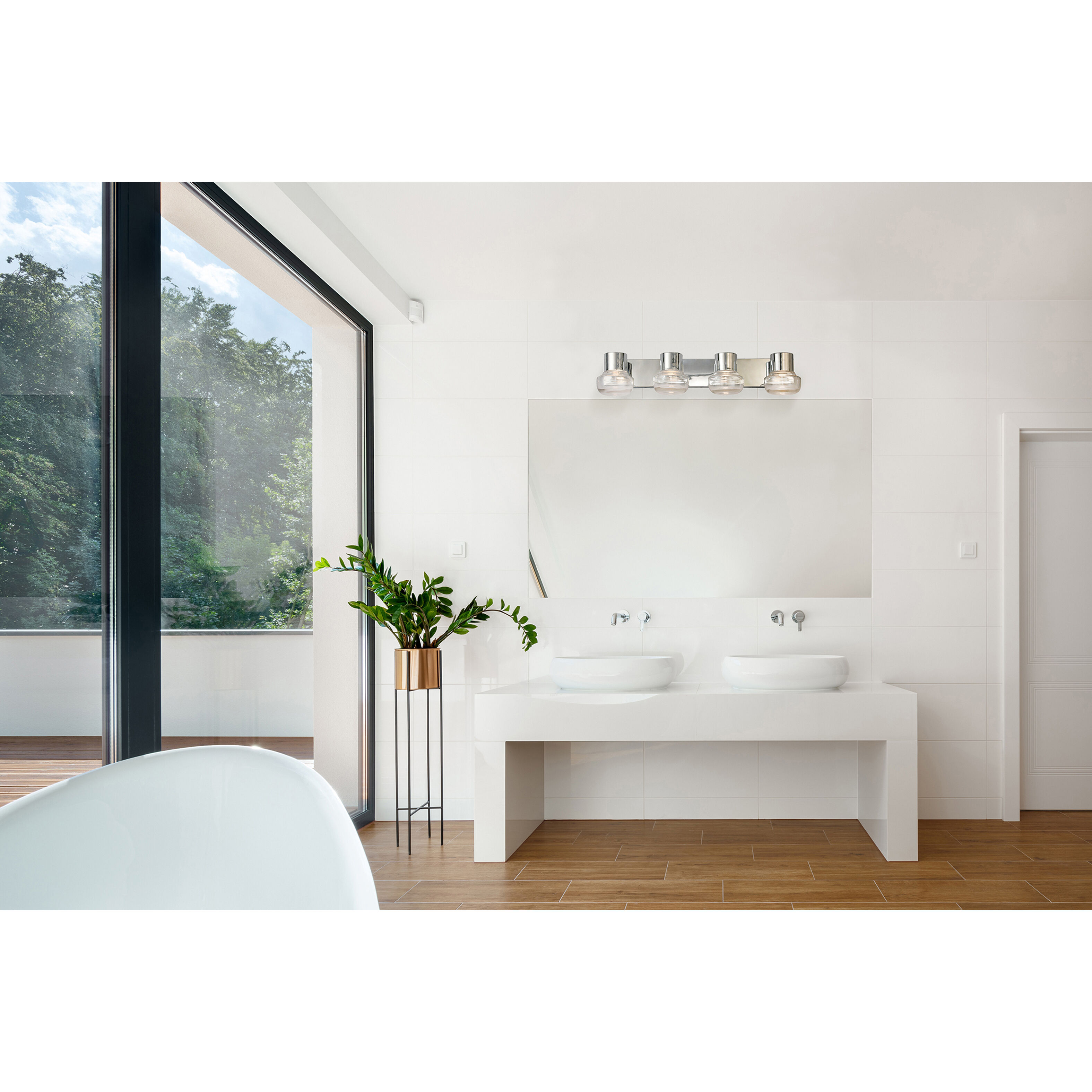 Belby LED 30.87 inch Chrome Bath Vanity Wall Light