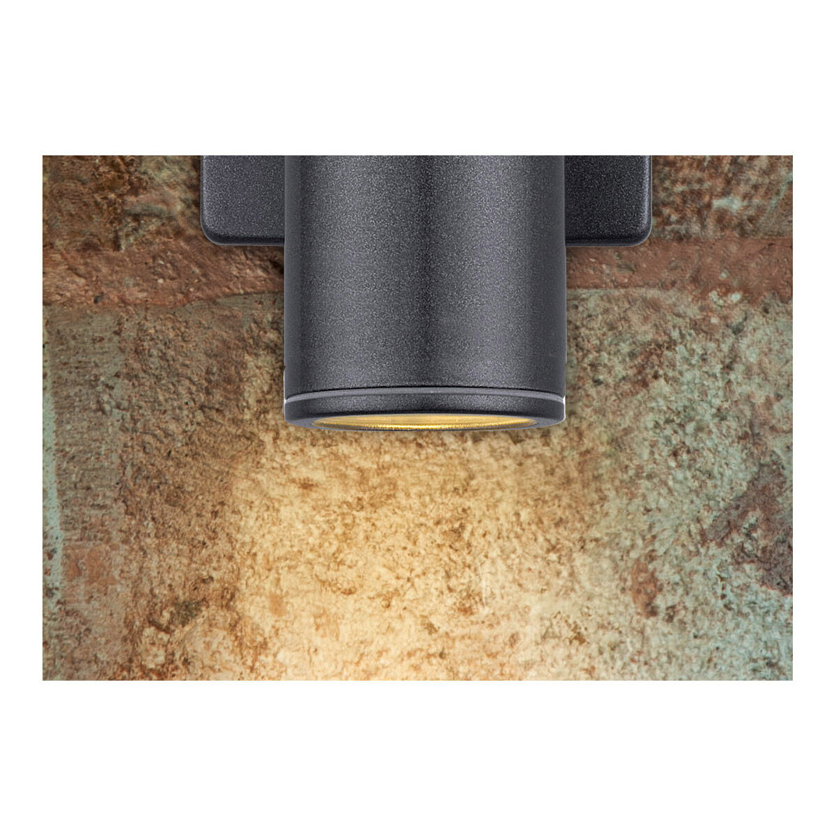 Riga 1 Light 6 inch Anthracite Outdoor Wall Light