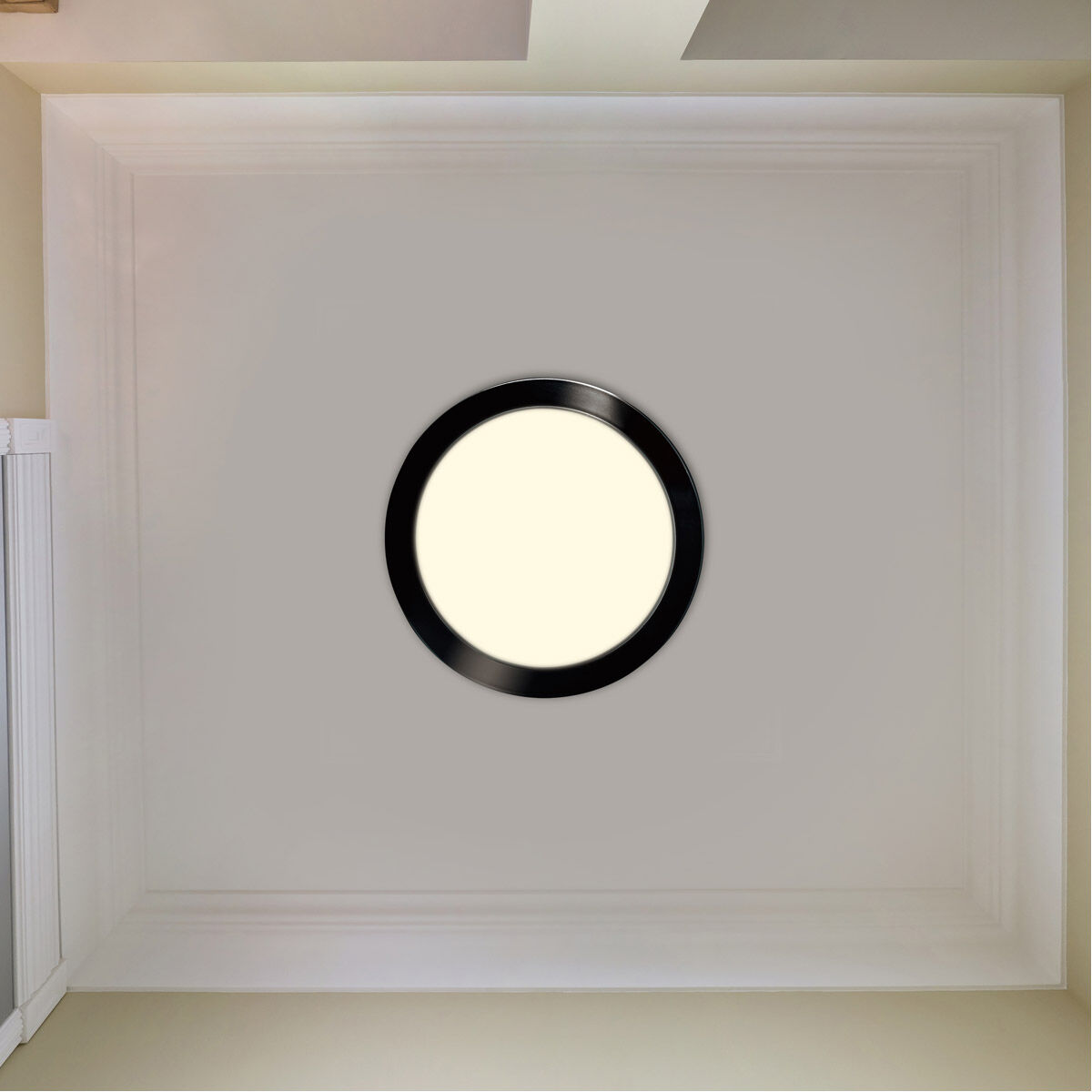 Trago 12 Black Chrome Magnetic Trim, for Trago 12 Flush Mount 203677A