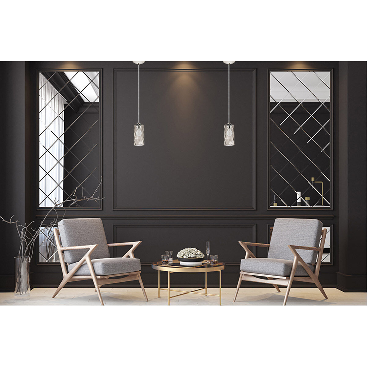 Estevau 1 Light 4.96 inch Satin Nickel Mini Pendant Ceiling Light