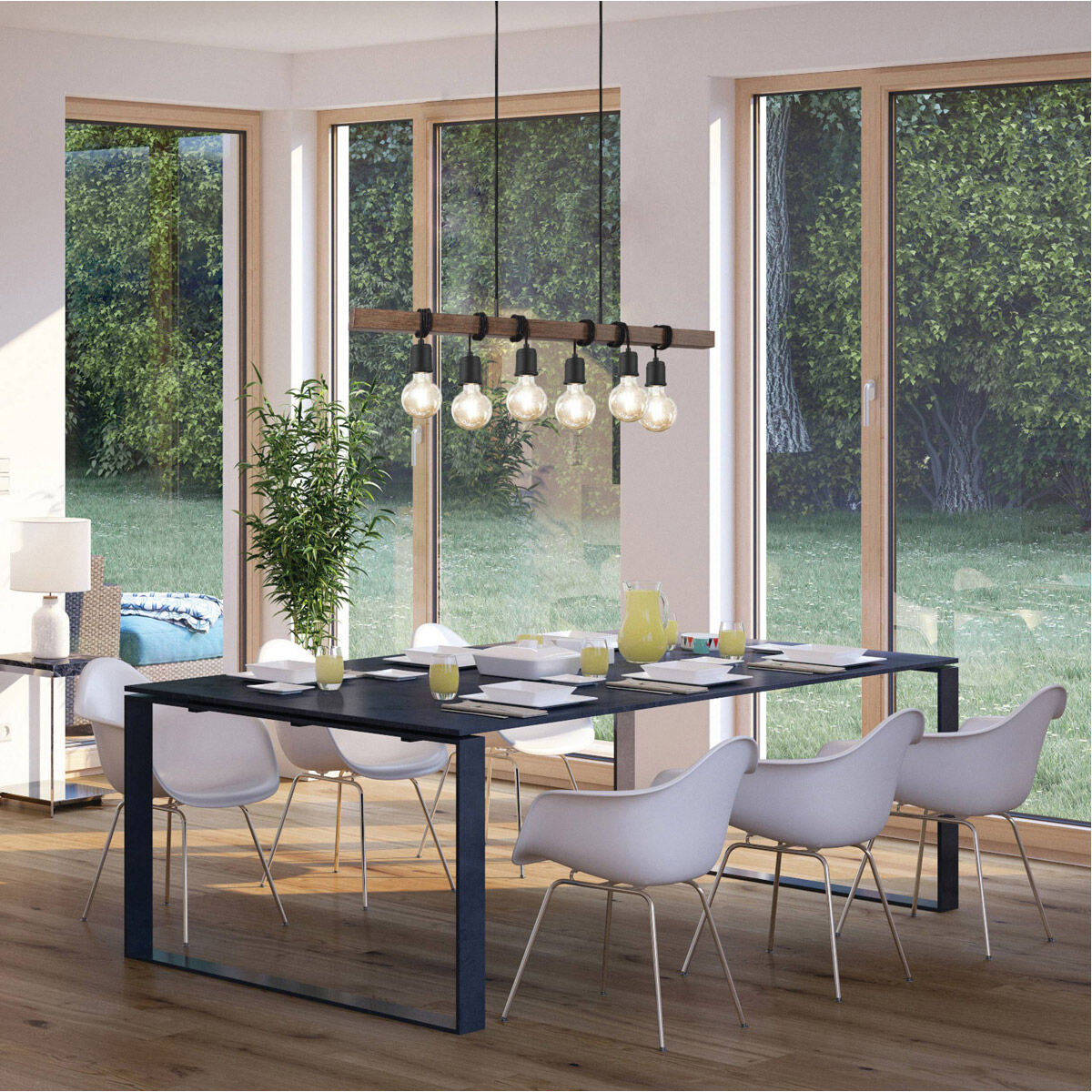 6 light kitchen island pendant on sale