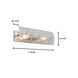 Wolter 2 Light 19 inch Polished Nickel Bath Vanity Wall Light
