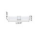 Tomero LED 24 inch Chrome Bath Vanity Wall Light