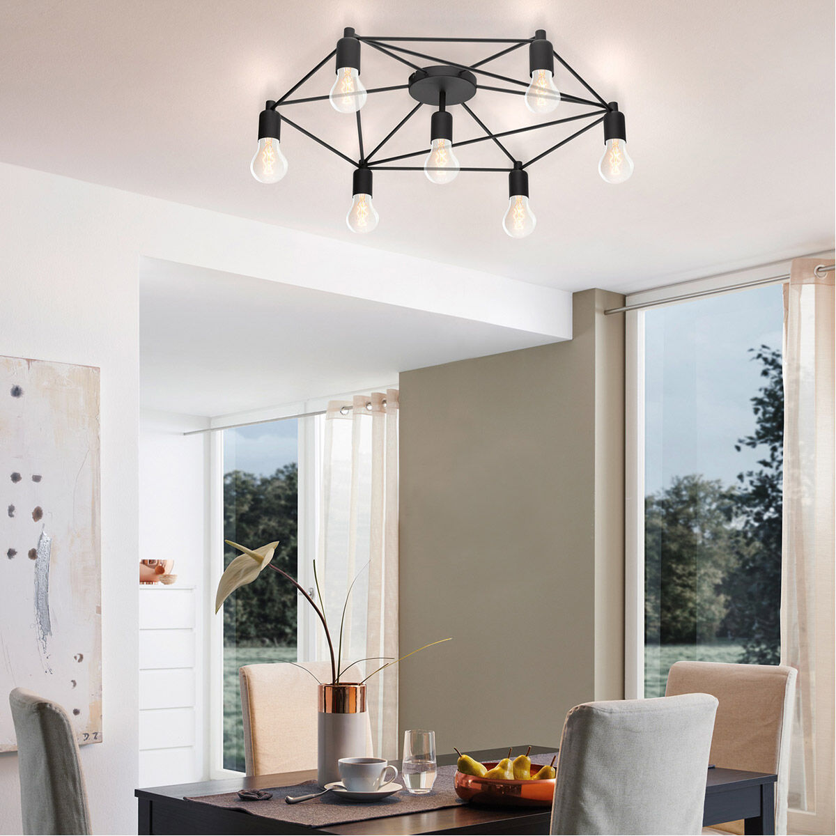 30 flush outlet mount ceiling light