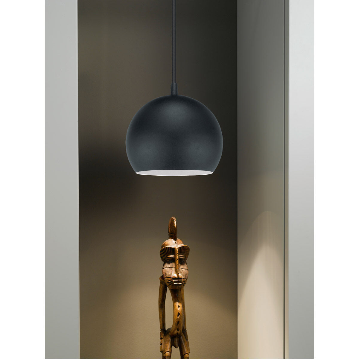 Petto 1 Light 6 inch Black Pendant Ceiling Light