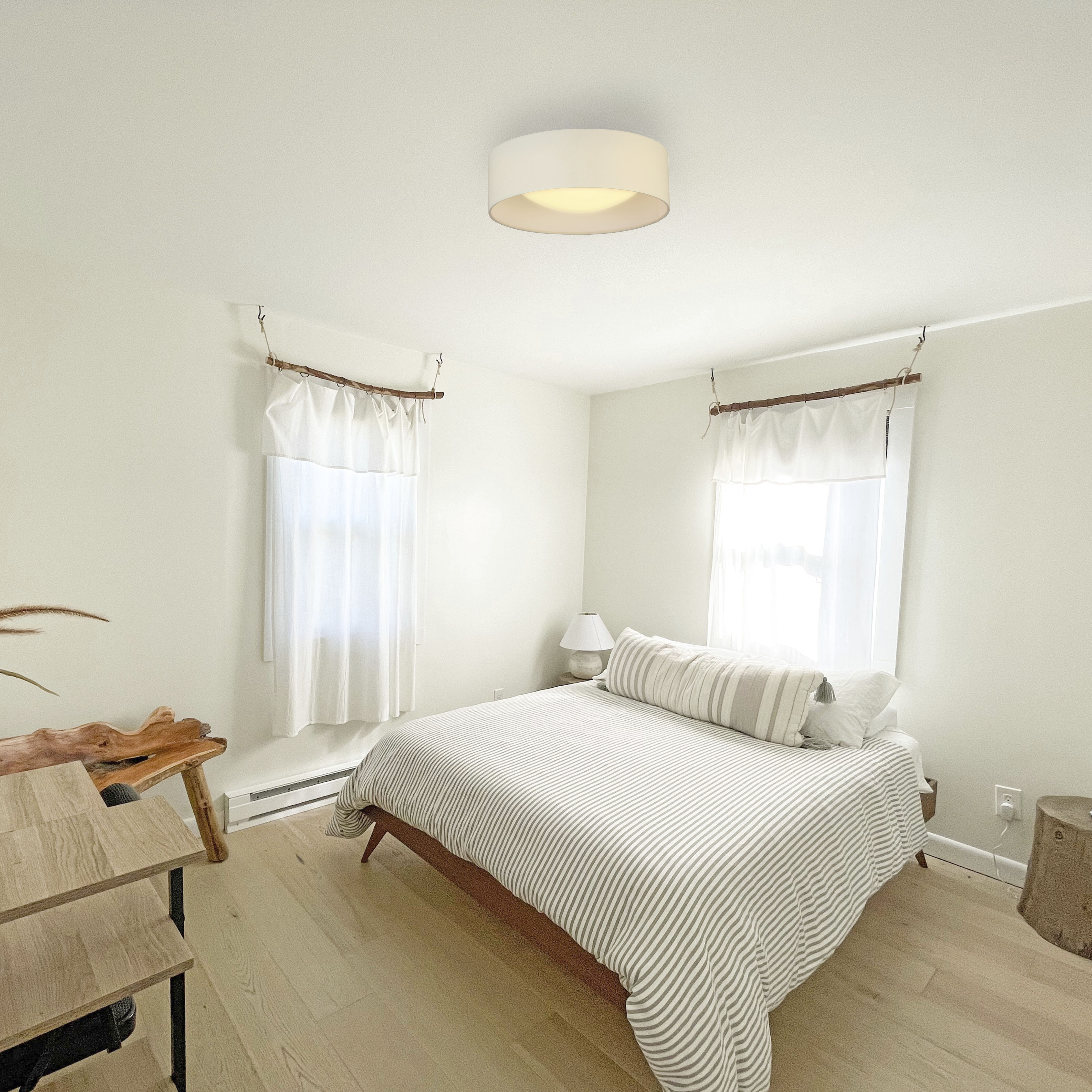 Orme LED 12.4 inch White Flush Mount Ceiling Light