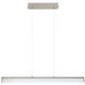 Calnova 2 LED 35.5 inch Matte Nickel Pendant Ceiling Light