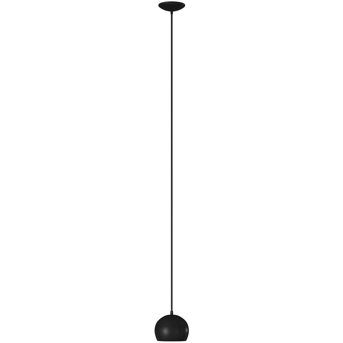 Petto 1 Light 6 inch Black Pendant Ceiling Light