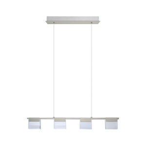 Vicino LED 29.53 inch Matte Nickel Linear Pendant Ceiling Light