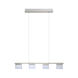 Vicino LED 29.53 inch Matte Nickel Linear Pendant Ceiling Light