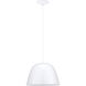 Coretto 1 Light 15.75 inch Glossy White Pendant Ceiling Light