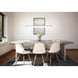 Calnova 2 LED 35.5 inch Matte Nickel Pendant Ceiling Light