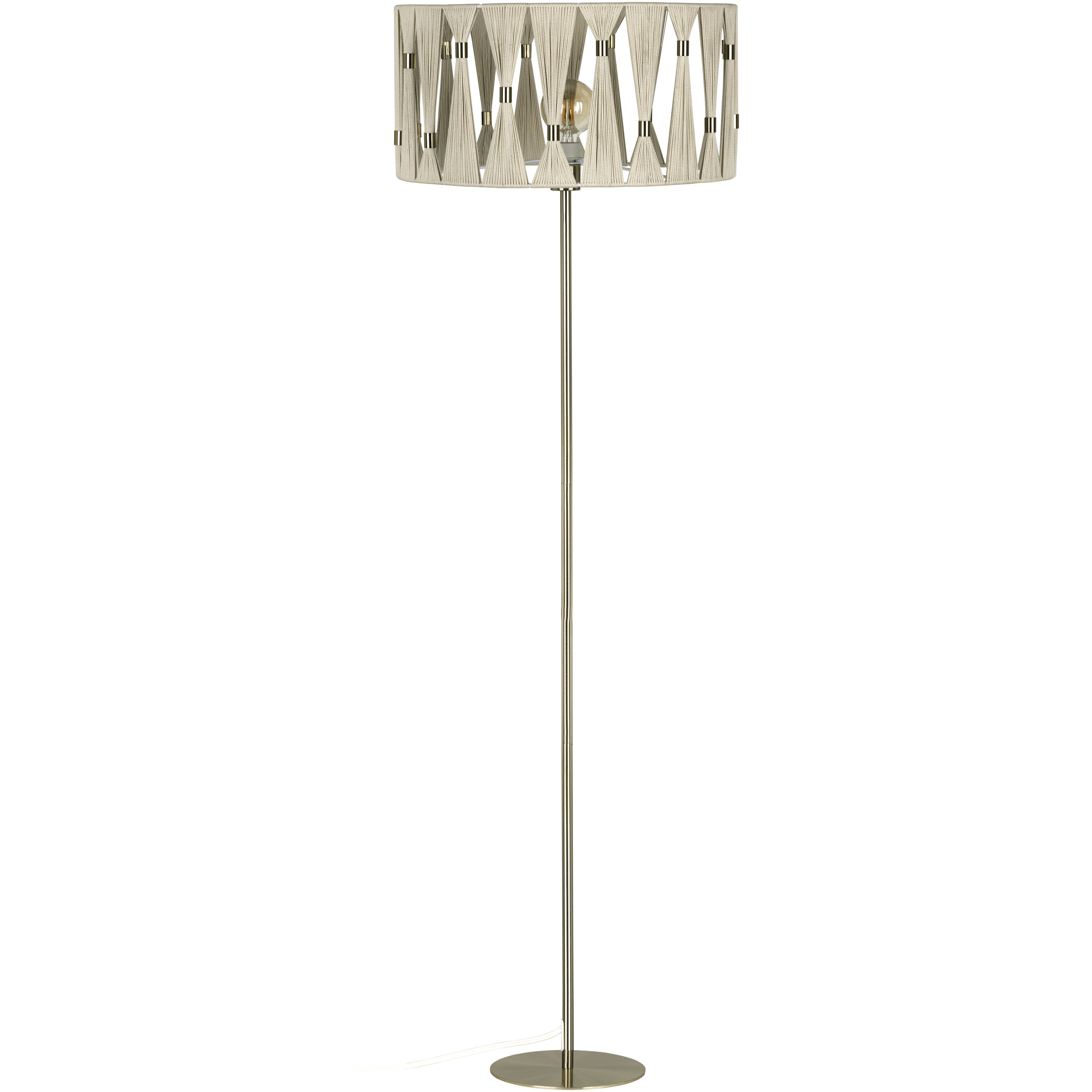 Macclenny 63.07 inch 60.00 watt Brushed Gold Floor Lamp Portable Light