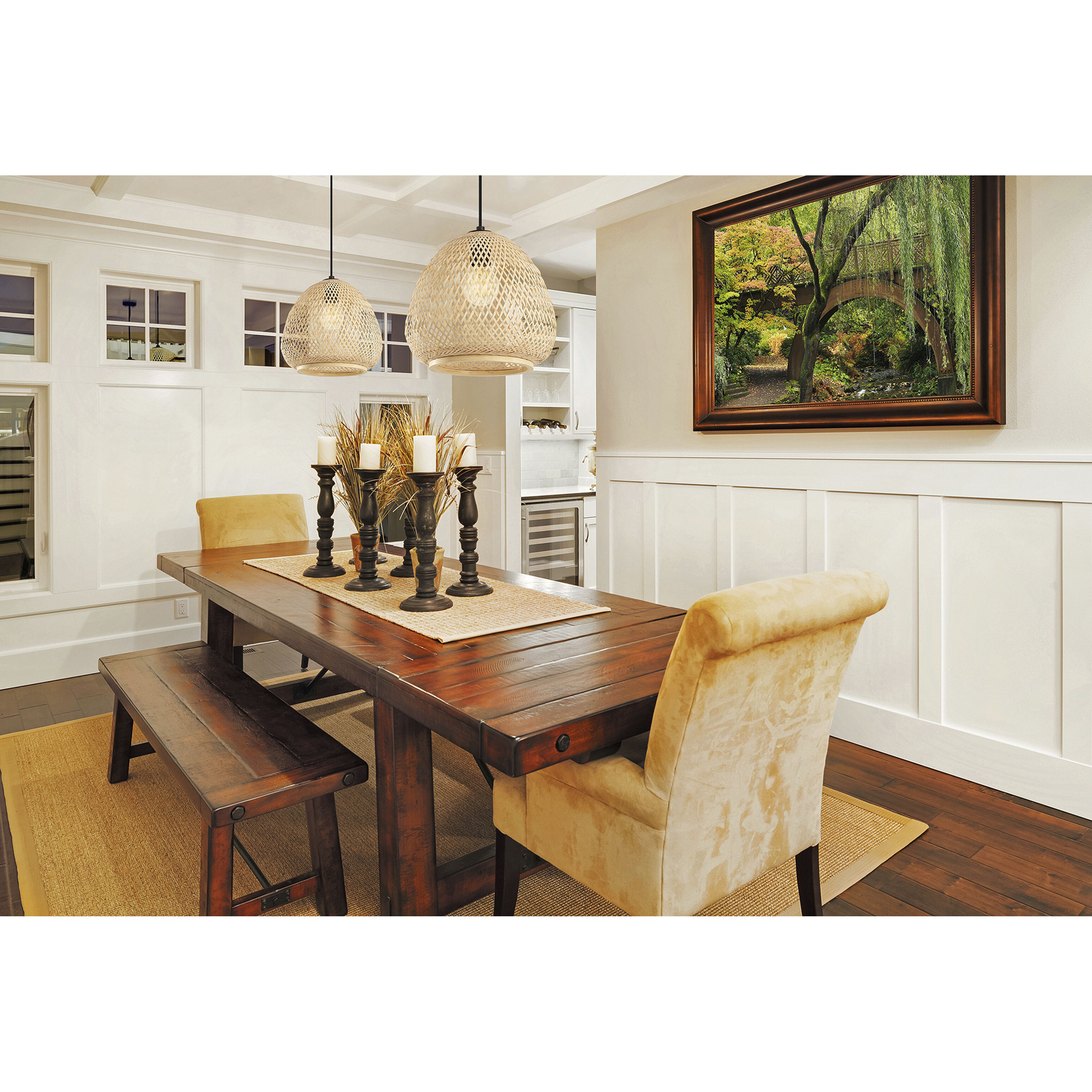 Dembleby 1 Light 12.6 inch Black Pendant Ceiling Light