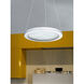 Arezzo 3 LED 15 inch Chrome LED Pendant Ceiling Light