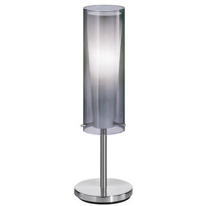 Pinto Nero 20 inch 60.00 watt Matte Nickel Table Lamp Portable Light