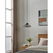 Sarnarra LED 12 inch Black Pendant Ceiling Light