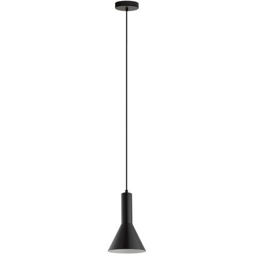 Canalello 1 Light 7.09 inch Black and White Mini Pendant Ceiling Light