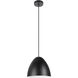 Sarabia 1 Light 10.83 inch Black and Matte White Pendant Ceiling Light