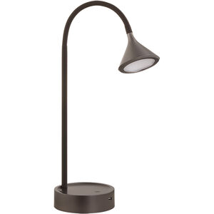 Ormond 20 inch 6.00 watt Metallic Grey Desk Lamp Portable Light