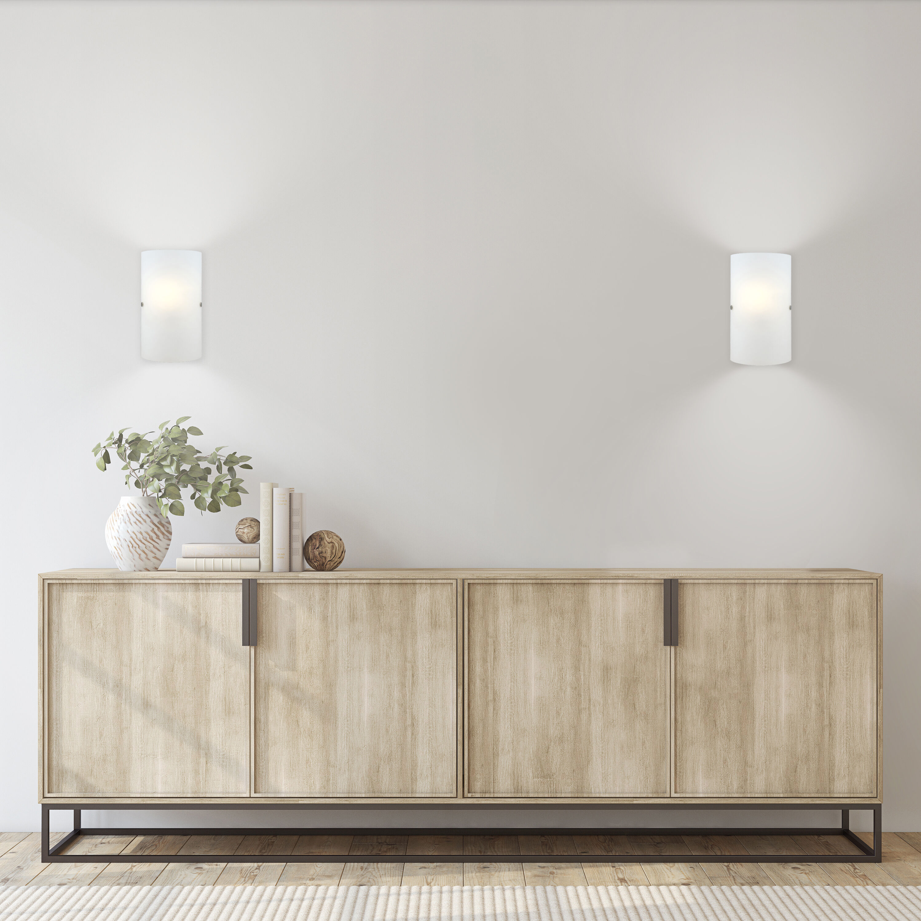 Troy 3 1 Light 7.1 inch Matte Nickel Wall Sconce Wall Light