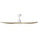 Surfline 52 inch White with Coastal Oak Blades Ceiling Fan