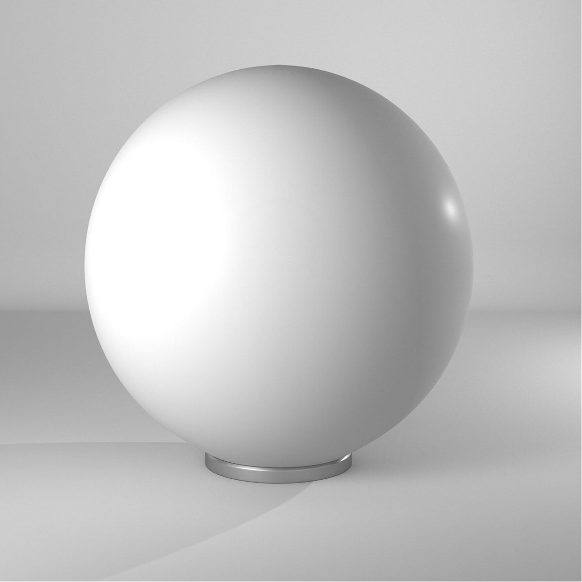 Rondo 12.25 inch 60.00 watt Silver Table Lamp Portable Light