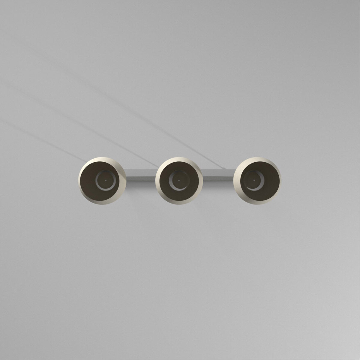 Batista 1 3 Light 28 inch Matte Nickel Trestle Hanging Light Ceiling Light