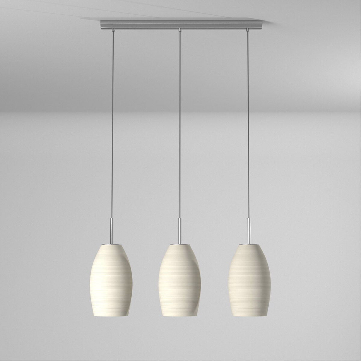 Batista 1 3 Light 28 inch Matte Nickel Trestle Hanging Light Ceiling Light