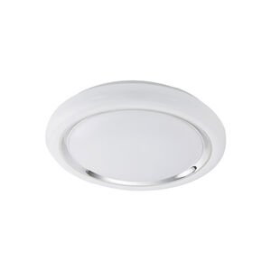 Capasso LED 16 inch White and Chrome Flush Mount Ceiling Light