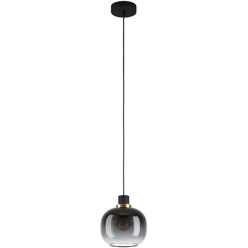 Oilella 1 Light 8 inch Structured Black Pendant Ceiling Light