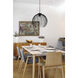 Venezuela 1 Light 15.35 inch Black Pendant Ceiling Light